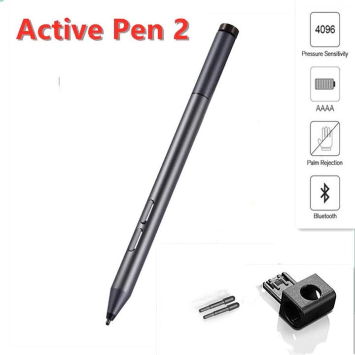 Stylus Active Pen 2 W/Bluetooth For Lenovo ideaPad C340 Flex 4 Flex 5 ...