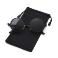 Round Metal Sunglasses Brand Designer Retro Vintage.
