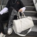 Waterproof Travel Duffle Bag Sport Water Shoulder Bag Mens Leather Gym Fitness Bag For Women Man HA045.