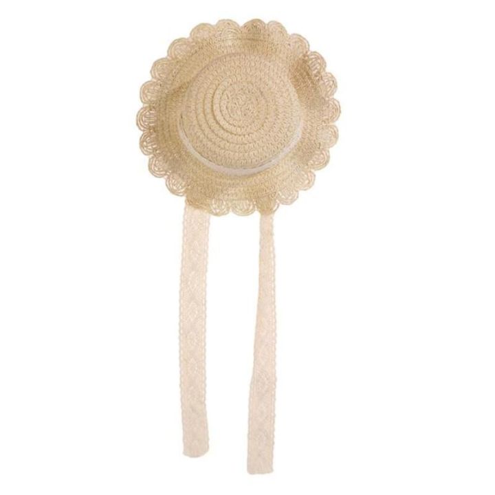 New%20Elegant%20Pet%20Woven%20Straw%20Hat%20for%20Cat%20Sun%20Hat%20Ribbon%20for%20Small%20Dogs%20and%20Cats%20Beach%20Party%20Straw%20Costume%20Accessories%20To%20Act%20Cute%20-%20Image%203
