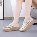 Women's Shoes Non Slip Trendy Rubber Sole Female Comfortable Versatile Trainers Shoes Women Sport Sneakers Girls Leisure Sneakers for Tennis , Beige 37. 