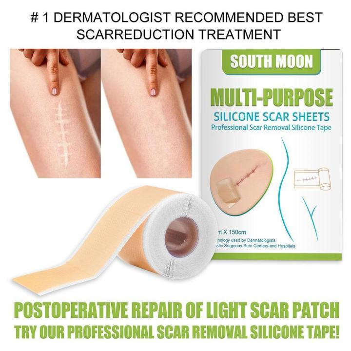 1Roll Scar Treatment Silicone Gel Sheet Efficient Surgery Scar Removal Therapy Patch For Acne Trauma Burn Scar Skin Repair