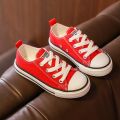 New Kids Canvas Sneakers Toddler Sport Casual Shoes Fashion Soft Breathable Boys Girls Flats Canvas Shoes Children Loafers. 