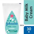 Johnson's Baby Milk + Rice Cream (30gm) best baby care [made in indi] 2024. 