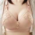 Best Sale Plus Size Underwear Women Wireless Push Up Large Size Bra For Fat Ladies Breathable Full Coverage Bra 40 Size. 