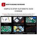 Dustproof 3Pin Switch Mechanical Keyboard Linear Tactile Silent Red Brown Axis Shaft Switch Compatible with MX Switch. 