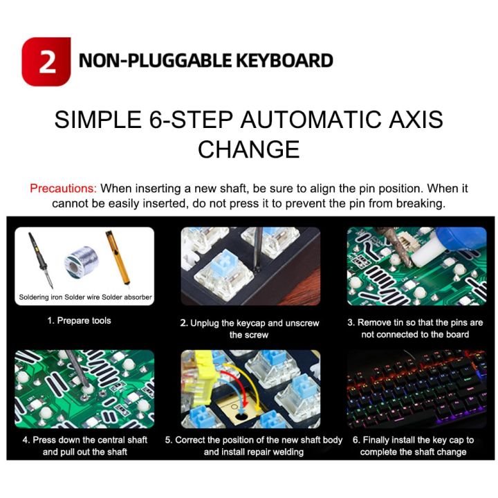Dustproof%203Pin%20Switch%20Mechanical%20Keyboard%20Linear%20Tactile%20Silent%20Red%20Brown%20Axis%20Shaft%20Switch%20Compatible%20with%20MX%20Switch%20-%20Image%205