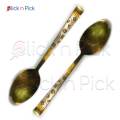 Stainless Steel Spoon Set Gold Premium Quality.