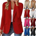 Stretchy Blazers Business Casual Professional Lightweight Long Sleeve Button Cardigan Blazer Jackets 2025.. 