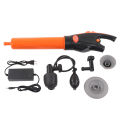 Electric Toilet Plunger Non Slip Electric Pipe Unclogger US Plug 100-240VAC Meter Display 10bar for Pipe Sewer. 