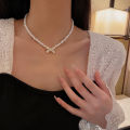 Coquette Aesthetic Pearl Necklace Korean Fashion Choker Planet Necklace Heart Pendant Y2k Accessories Cool Girl Hip Hop Jewelry.