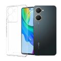 Vivo Y28e Premium Silicone Case Crystal Clear Soft TPU Ultra-Thin Transparent Flexible Protective Mobile Phone Back Cover.