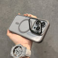 HOCE Invisible Bracket with Lens Film Magnetic Phone Case For iPhone 17 16 15 14 13 12 Pro Max 15 Plus 11 Magsafe Case Lens Kickstand Clear TPU Protector Cover.