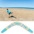 New Wooden Returning Boomerang V shaped Boomerang Outdoor Games Sports Toy. 