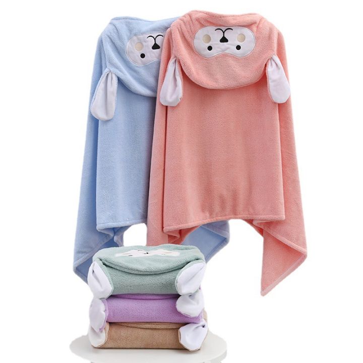 Children's%20bath%20towel%20hooded%20cape,%20baby%20cape,%20baby%20cartoon,%20coral%20velvet,%20soft%20absorbent%20bathrobe,%20thickened%20bath%20towel%20-%20Image%205