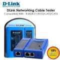 D-Link Network Cable Tester Compatible For RJ45/RJ11/RJ12/CAT5/CAT6.
