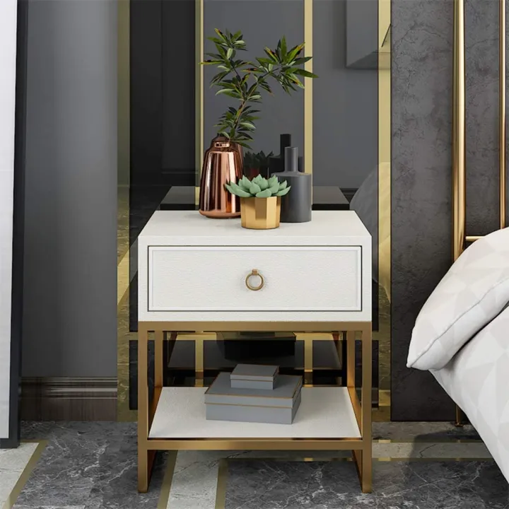 Bedside%20Table%20/%20Bedside%20Table%20with%201%20Drawer%20Wrought%20Iron%20Frame%20Also%20A%20Table%20Can%20Be%20Mounted%20On%20Any%20Item%20-%20Image%203