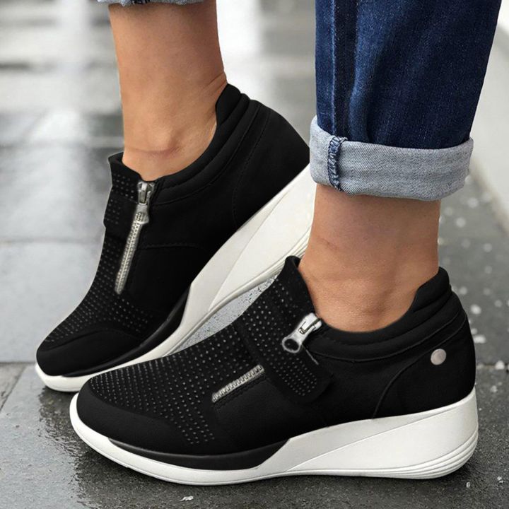 So%20So%20Sneakers%20for%20Women%20Ladies%20Fashion%20Solid%20Color%20Suede%20Rhinestone%20Running%20Shoes%20Women%20Wide%20Women%20Memory%20Foam%20Slip%20on%20Sneakers%20-%20Image%202