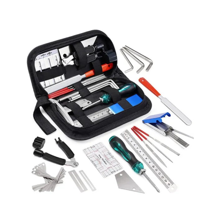 Guitar%20Repair%20Tool%20Kit,%20String%20Changing%20Tool,%20Wrench,%20Grinding%20File,%20Measuring%20Ruler,%20Stringer,%20Leveling%20Ruler,%2025%20In%201%20Easy%20Install%20Easy%20To%20Use%20-%20Image%205