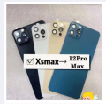 For IPhone X XS XS Max Change To 12 PRO Max Lens Sticker Back Protector Film Modified Camer Cover. 