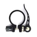 Aluminum Alloy Mountain Bike Seatpost Clamp, Quick Release Cycling Seat Tube Clip. 