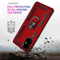 【3C VictoryEagle】Protect cover shockproof armor stand for Galaxy A31 with Holder phone cases for Samsung A31 car magnet back cover.