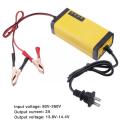 12V 2A Car Auto Battery Charger LED Display 220V 110V Smart Automotive Truck Motorcycle Car Charger For 12V 20AH Q7U8.