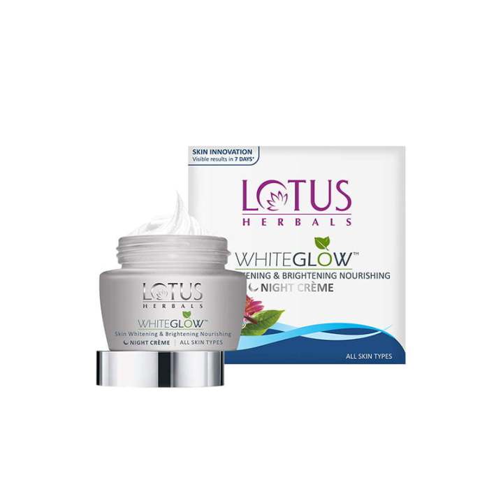 Lotus%20Herbals%20White%20Glow%20Skin%20Whitening%20and%20Brightening%20Nourishing%20Night%20Cr%C3%A8me%2025g%20%7C%20India%20-%20Image%202