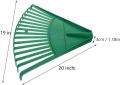 Plastic Rake Head Garden Leaf Rake Head Replacement Garden Leaf Scoop Rake Shrub Rake Lawn Yard Grass Cleaning Rake Gardening Tool for Sweep.