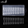 Monja 1Piece Full Cover Extension Acrylic False Nail Tips 5 Styles Transparent French Nail Tip Manicure Tool. 