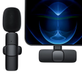 Lavalier Wireless Microphone Lightning Port Mic For Vlog / Live Show.
