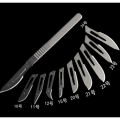 (New)Multipurpoe terile 10Pc 11 #/15 # Carbon teel urgical calpel Blade 3 # Handle.