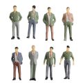 10pcs/lot 1:50 Scale Model ABS Plastic Peoples 36MM Miniature Figures Architectural Models Human Scale Model Multicolor. 