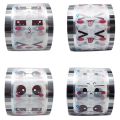 F9095-F1 Bubble Tea Packaging Roll Of Plastic Cup Sealing Sealer Print Packing Film Transparent For Para Jelly Milk.
