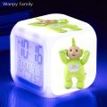 Super Cute Teletubbies Alarm Clock Glowing LED Color Change Digital Alarm Clock Multifonction Watches Clock Kids Birthday Gift. 
