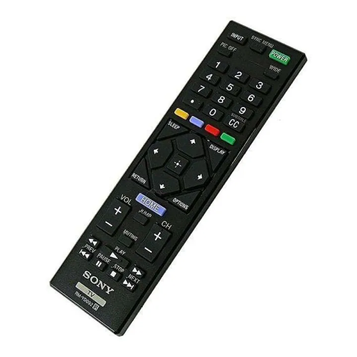 Product details of Sony 3D LCD/LED Smart TV Remote S - Black Product Name : Sony TV Remote Control Part Number : RM-YD092-RC Condition : 100% Brand New Compatible Models For SONY 3D LED LCD TV Sony 3D LCD/LED Smart TV Remote S - Black Pushing a button on