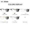 OQ BOGA 10 Styles Fashion Photochromic Anti UV Sunglasses Proof Blue Light Proof Radiation Oval Frame Computer Glasses. 