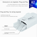 2Pcs Outdoor Wifi Router Wireless Bridge Wireless Bridge Router 1KM Long Range Wifi Extender 24V POE EU Plug.