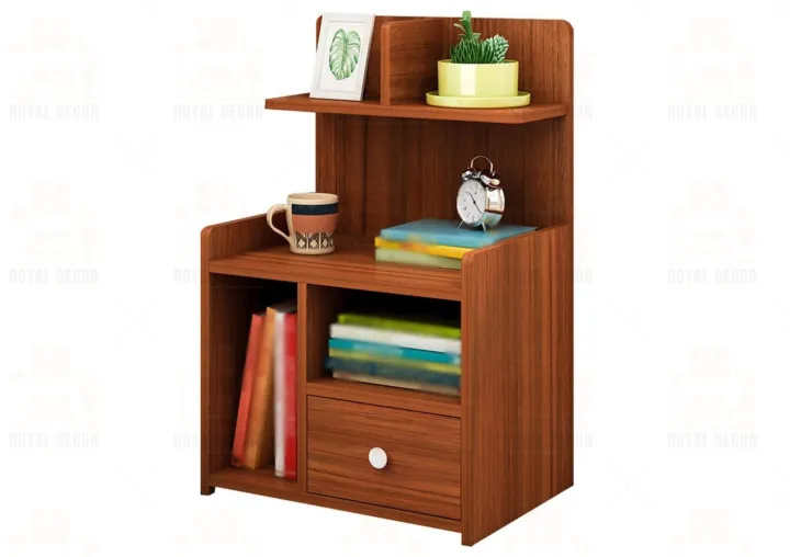 Royal%20Decor%20M16%20Bedside%20Table%20-%20Simple%20Modern%20Bedroom%20Small%20Cabinet%20Bedside%20Table%20with%20Drawer%20Organizer%20Storage%20Cabinet-Shan%20Teak%20Finish%20-%20Image%202