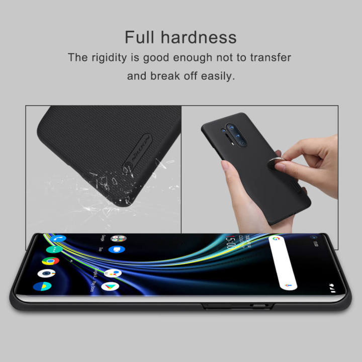 Nillkin%20(%201+8%20Pro%20)%20Super%20Frosted%20Shield%20Hard%20Case%20Cover%20For%20Oneplus%208%20Pro%20-%20Black%20-%20Image%204