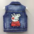 Girls Denim Vest Coat Children Boys Spring and Autumn1Girls3Outer Wear Waistcoat5Versatile Kids' Clothing Male8Years Old. 