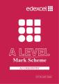 Edexcel International A Level A2 Chemistry Mark Scheme. 