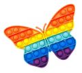 Pop It Bubble Toy for Kids, Family, Friend Multi Color-- ButterFly. 