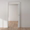 White Folding Door Partition Curtain Wind Waterproof Thermal Insulation Shielding Bedroom Entrance Kitchen Bathroom Cloakroom. 