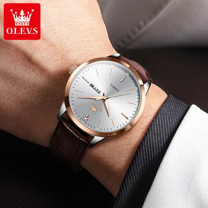 OLEVS%20Watch%20For%20Man%20Original%20Waterproof%202024%20Fashion%20Elegance%20High%20Quality%20Calendar%20Luminous%20Leather%20Watch%20Band%20Quartz%20Watch%202935%20-%20Image%206