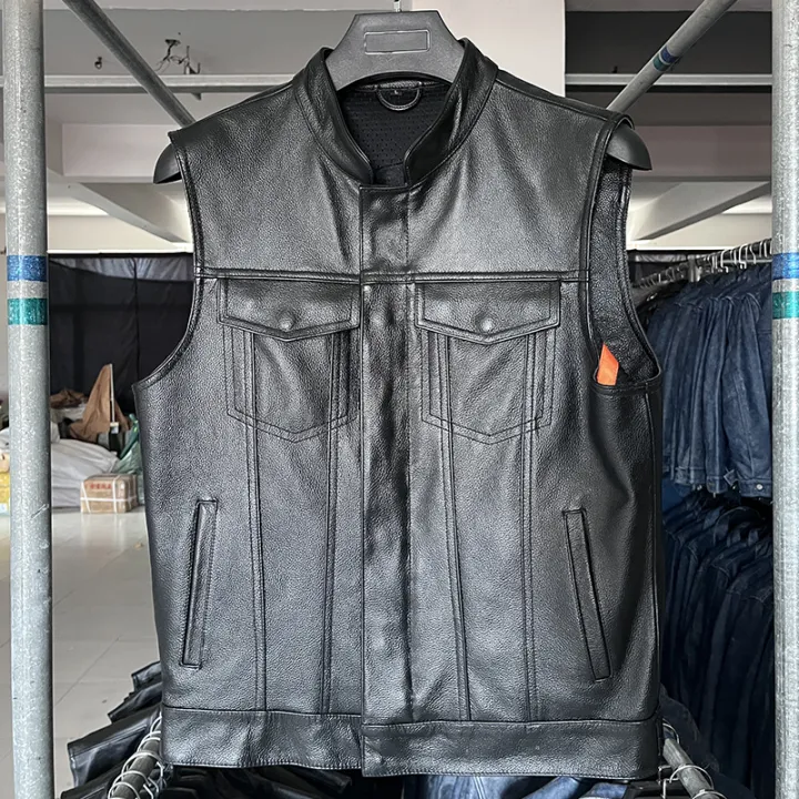 Sons%20of%20Anarchy%20Classical%20Motorcycle%20Biker%20Leather%20Vest%20Men%20Genuine%20Cowhide%20Leather%20Sleeveless%20Jackets%20Motor%20Vests%20Asian%20Size%20-%20Image%204