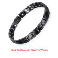 Rainso Fashion Jewelry Healing FIR Magnetic Titanium Bio Energy Bracelet For Men Blood Pressure Accessory Women Bracelets Gifts.