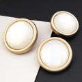 Metal pearl buttons, small fragrance, diamond buttons, coats, windbreakers, sweaters, cardigans, high-end luxury, round decorations.