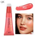 QIC Cross-Border Light Transparent Soft Color Blusher Moisturizing Water Moisturizing Easy to Open Silky Makeup Liquid Blush Rouge Beauty Makeup. 