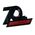 3d ABS 70th Anniversary Emblem Logo Car Fender Side Sticker For Toyota Land Cruiser 70th Anniversary Badge Sticker Accessories. 